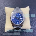 Clean Factory Swiss Replica Rolex Datejust II 126334 Blue Face Oyster Watch 41MM